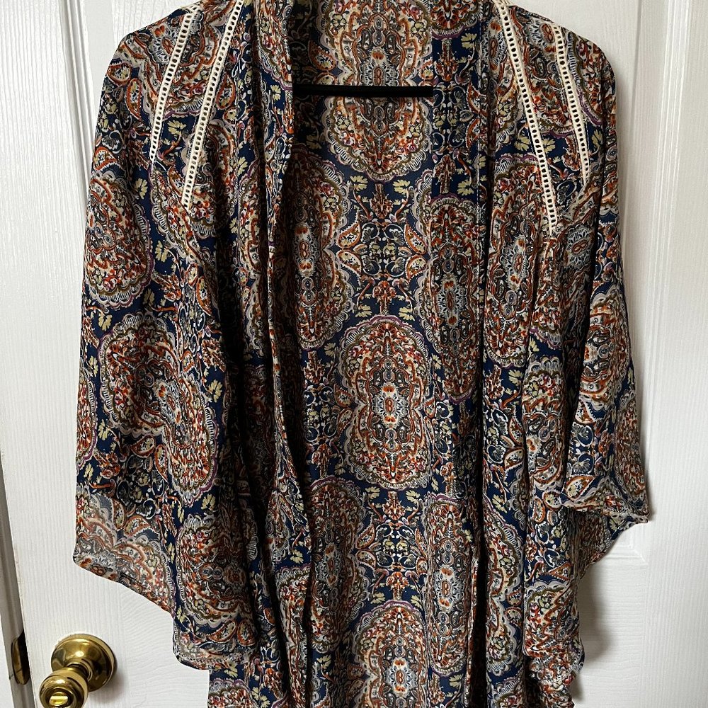LF Mika & gala printed kimono